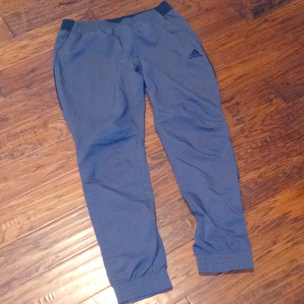 Adidas Foundation Gray Utility Track Pants Large